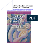Maternal Child Nursing Care in Canada 2nd Edition Perry Test Bank