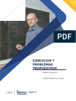 Problemas Propuestos ALGEBRA Y FUNCIONES - Jeniffer Farro Acosta