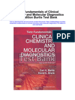 Tietz Fundamentals of Clinical Chemistry and Molecular Diagnostics 7th Edition Burtis Test Bank