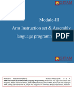 Module 3 Embeeded Systems Arm Instruction Set & Alp