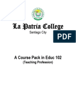 Educ 102 Course Pack Modules 1 6