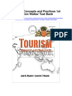 Tourism Concepts and Practices 1st Edition Walker Test Bank