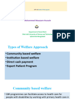 SCW 412 Disability Welfare Approach