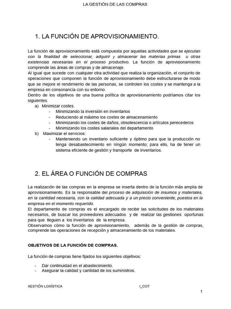 Estrategias en la Gestión de Compras | PDF | Calidad (comercial ...