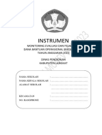 Instrument Monev Sekolah Yang Mengisi