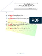 4.4 - Ficha de Trabalho - Modal Verbs (1) - Soluções