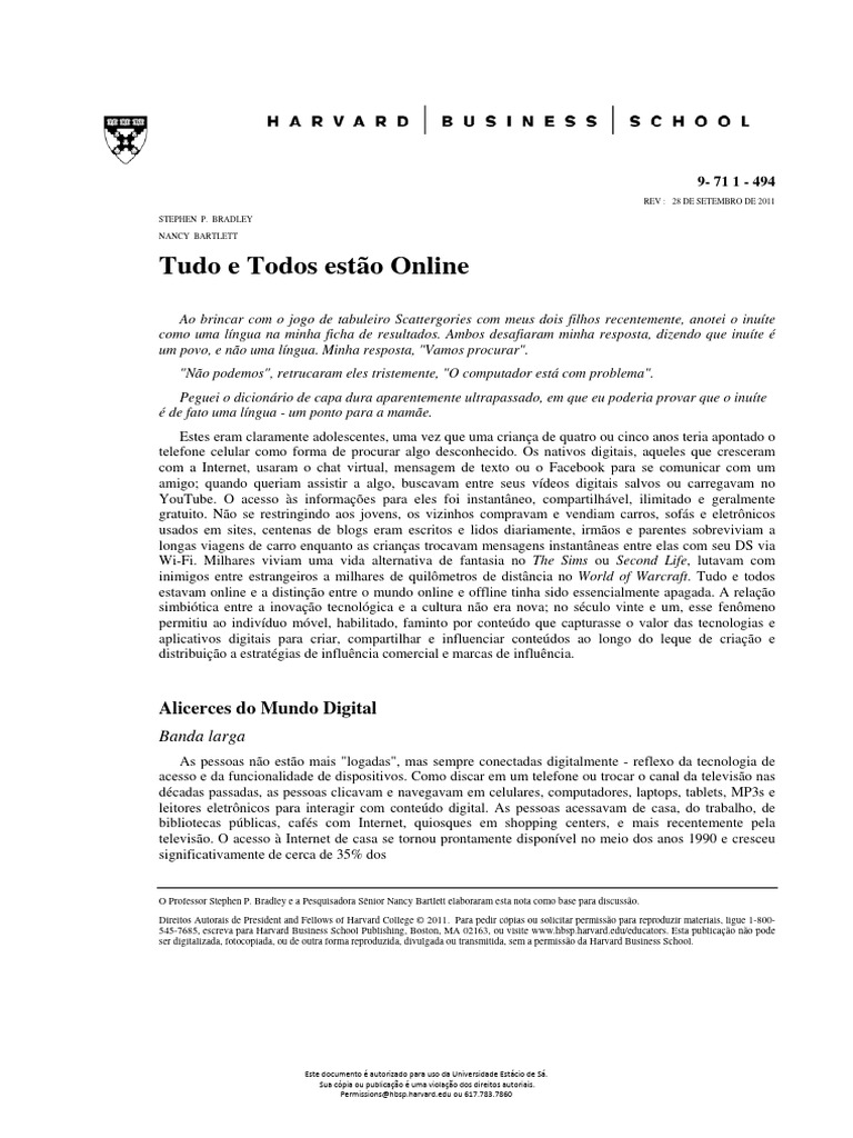 Estudo de caso m dia online e produ o de conte do faculdade