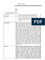 Review Jurnal Industrialisasi Dan De-Industrialisasi Perekonomian Indonesia