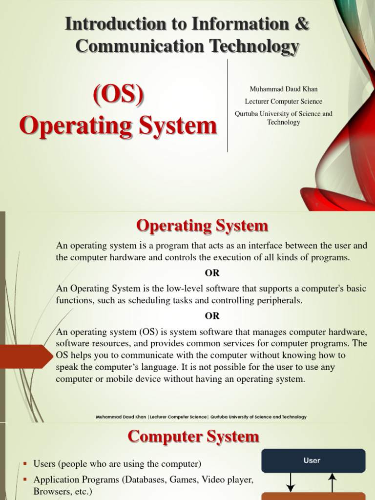 Operating System | PDF | Operating System | Graphical User Interfaces