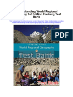 Understanding World Regional Geography 1st Edition Fouberg Test Bank