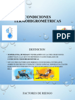 Condiciones Termohigrométricas