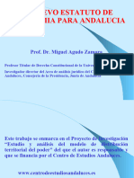 El Nuevo Estatuto de Autonomia para Andalucia: Prof. Dr. Miguel Agudo Zamora