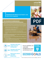 UNICEF Madagascar 2019 WASH Investment Case Executive Summary
