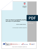 Savjetovanje Sa Zainteresiranom Javnošću o Nacrtu Uputa Za Prijavitelje Poziva Na Dostavu Projektnih Prijedloga Inovacije U S3 Područjima"