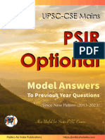 PSIR Model Answers Sample 1