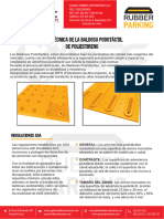 PP02 - Baldosa Podotáctil de Poliestireno (Ficha Técnica)