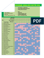 Analisis Butir Soal - 2009 - 2010