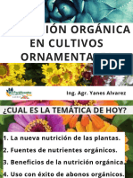 Nutrición Orgánica de Plantas Ornamentales.