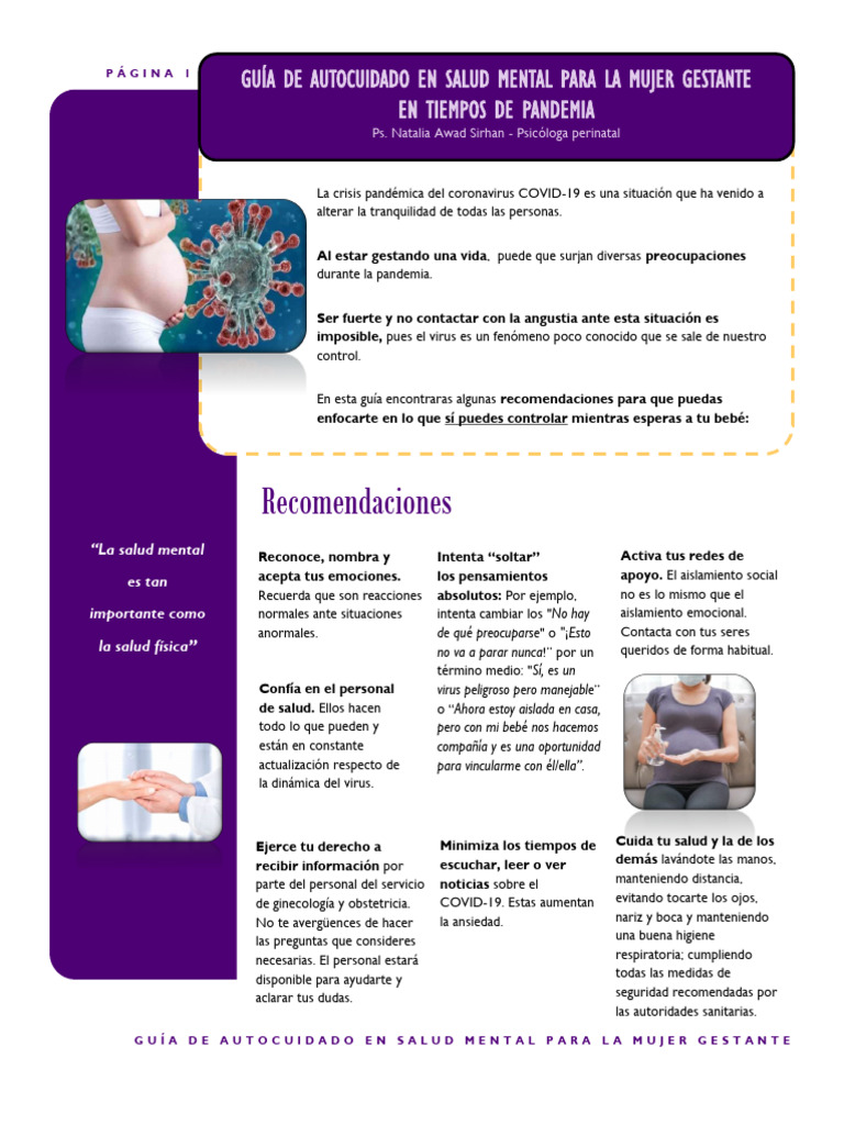 Salud Mental en Gestantes Durante COVID-19 | PDF | Las emociones ...