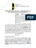 Actos Contra El Pudor-Santa Rosa-Teodoro