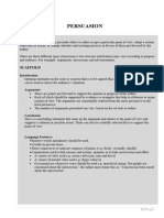 Persuasive Template and Scaffold