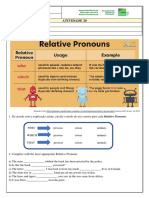 Atividade 20 8o LI Relative Pronouns