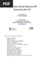 samsung-LG Codes