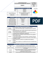 MSDS Cemento