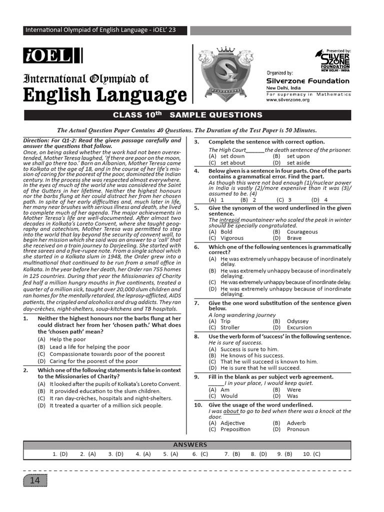 Silverzone Olympiad Review