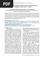 Saragih, Raya Dan Hendrawan - The Moderating Role of Firm Size On The Association Between Managerial Ability and Tax Avoidance