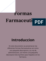 Formas Farmaceuticas