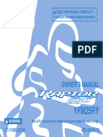 Yfm25Ry: Owner'S Manual