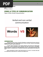 WEEK 4 - Kinds Types of Communication