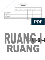 File Format Doc Daftar Hadir Pengawas Ruang Mudah Diedit