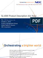 SL1000 Product Description (For Asia) Rev.2.0 (Main Software R6)
