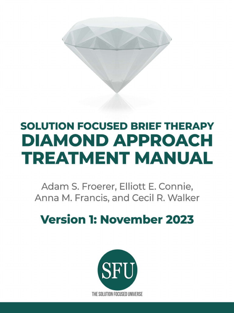 Solution-Focused Brief Therapy Diamond Manual | PDF | Psychotherapy ...