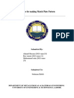 Match Plate Pattern and Risk Assesment Final