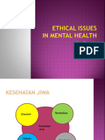ETHICAL ISSUES in Mental Health