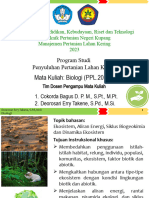 Kuliah 12 - DET - PPLK - Ekologi - Ekosistem, Piramida Ekologi Dan Siklus Biogeokimia