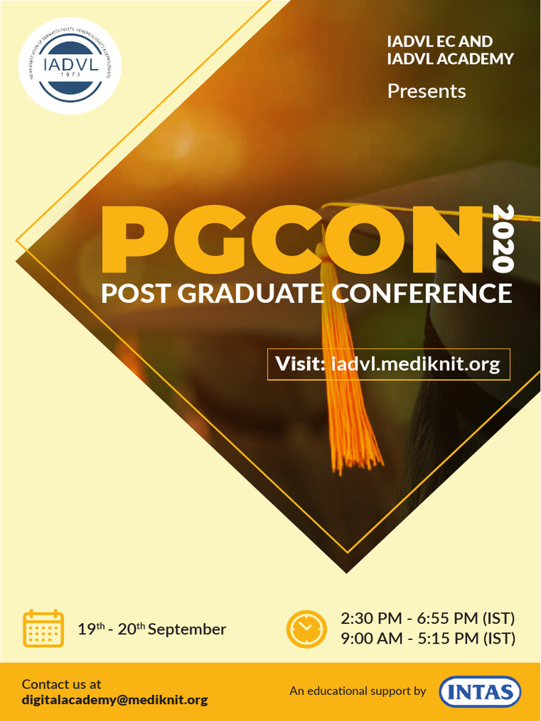 PGCON 2020: IADVL Conference Agenda | PDF | Integumentary System ...