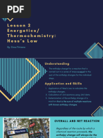 Lesson 2 Thermochemistry-Hess's Law