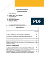 Hoja de Calificación