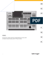 Behringer Wing Guia