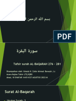Tafsir Al Baqarah 276-281