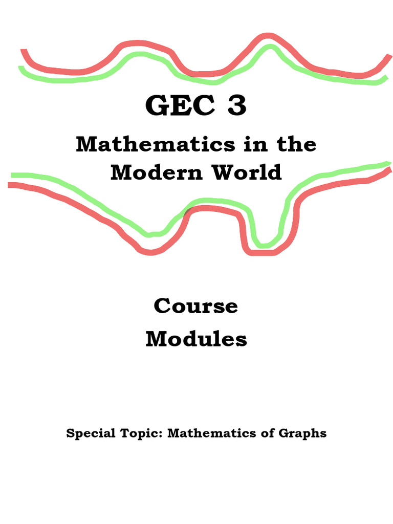 Mathematics of Graphs Module | PDF