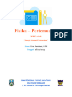 Fisika - Pertemuan-1: Guru: Tanggal