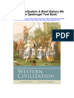 Western Civilization A Brief History 9th Edition Spielvogel Test Bank