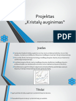 Projektas Kristalų Auginimas 1