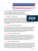 Manuel Des Formulaires de Processus Maintenance Selon ISO 9001 V 2015 (02p)
