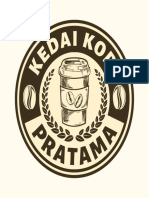 Vintage Logo Kedai Kopi Simpel